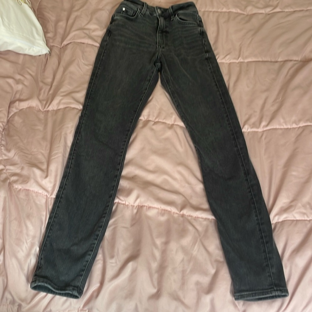 H&M Black/Grey Skinny Jeans, only worn once